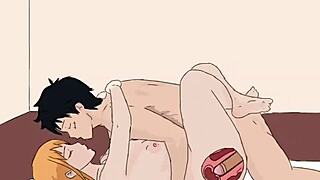 luffy gives nami a tight hold missionary creampie with internal view