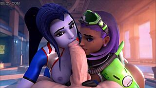 Overwatch porn compilation by arhoangle part 2