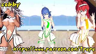 jobless reincarnation features group sex dance in 3d