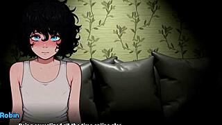 My femboy roomate shows future wedding night in game