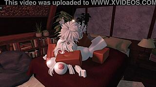 A steamy date with my harem girl tests new animations