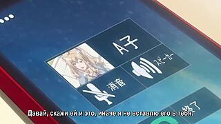 Big cock student action in hentai