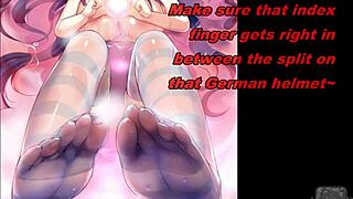 stocking anime edging feet joi instruction