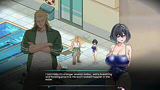  lifeguard holic aoi scene starts with cute blowjob