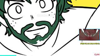 Naked midoriya deku with huge black cock