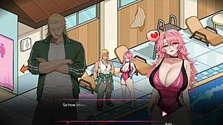 hentai game shows minami pool sex scene