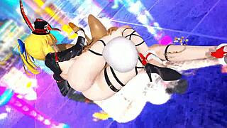 mmd saber fate sex dance in anime style