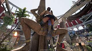 Lara Encounters Ancient Guardian In 3d Hentai Adventure Game