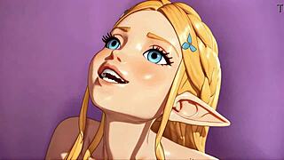 Princess zelda gives royal joi instructions in game