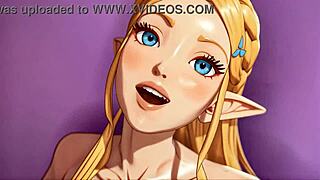 Princess zelda gives royal joi instructions in game