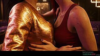 valerie v kisses britanny hayes in cyberpunk