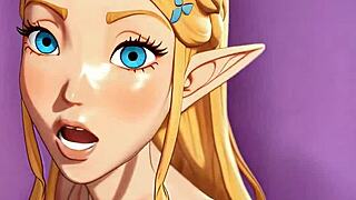 Princess zelda gives royal joi instructions in game