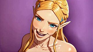 Princess zelda gives royal joi instructions in game