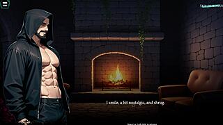 athletic witch loves doggy in hentai clicker game
