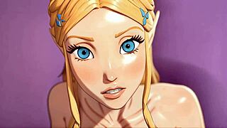 Princess zelda gives royal joi instructions in game