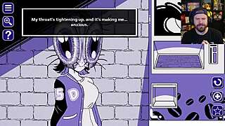 she drinks from the coffee machine