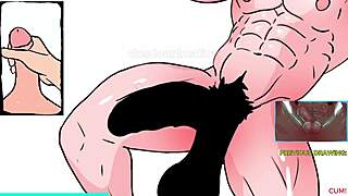 Yaoi anime naked bakugo with huge censored black cock slowly colored