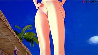 makima bikini fucked on the beach chainsaw man full fantasyking3