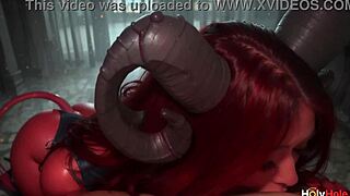 that succubus seduced me with her beauty she rode my cock like a true demon ai