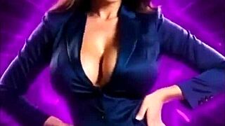 watching this cute brunette dance ai animation
