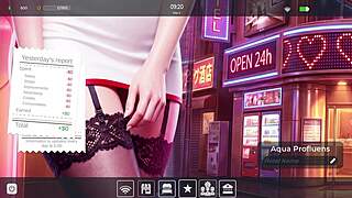 Girl gamer plays love hotel simulator in pov unedited style