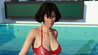 Complete gameplay away from home part 10 with milf in bikini cheating