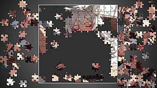 Fox girl gives tit job in hentai puzzle