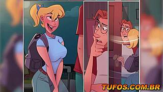 Aninha in paris painter captured her full beauty in porn comics