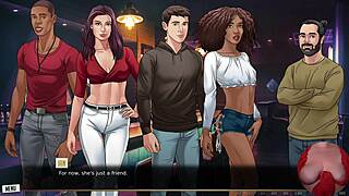 Gameplay our red string part 8 with cute teen in sexy outfit