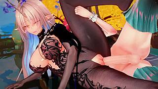 Wuthering waves ark knights futanari r34 compilation hentai animation