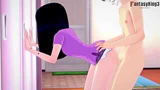 Violet Parr在储物柜POV风格中被猛干