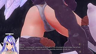 Ricca dominira blatnega orka v 4K 3D hentai igri!