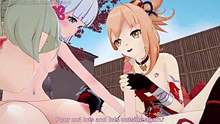 요이미야, 요시로 커미션 박살낼 때까지 타고 불자! 요이미야가 아야카와 사유랑 말해