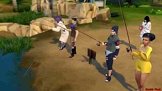 הנטאי נארוטו פרק אחד קורנאי ואנקו נלקחות במהלך פשיטת אקצוקי קוקולד אנל מול הבעל