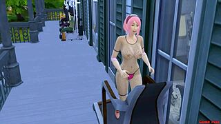 Hentai Naruto: Hinata, Sakura, Ino, dan Tenten dalam Pakaian Olahraga Erotis