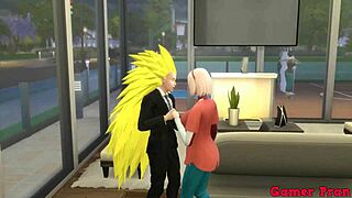 नारुतो हेंटाई ट्रियो दो लड़कियों के साथ मूवी नाइट के बाद