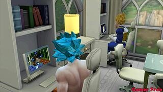 मैं यकीन नहीं कर सकता कि वेजिटा ने मेरे दोस्त के बगल में चिची को लिया!