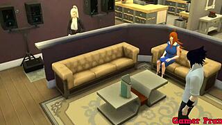 Naruto Hentai: Ino miluje anal místo Sakura odmítá