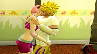 火影忍者同人：鸣人猛肏小樱屁股 震惊绿帽佐助