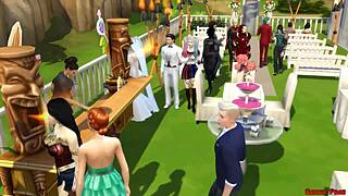 Non ci credo, Superman sposa Supergirl e mi spezza il cuore come marito cuckold in hentai netorare intenso