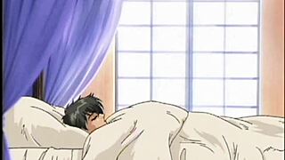 In una scena anime bollente, la tipa cartoon sente la sua fica giocata selvaggiamente da un dildo mostro