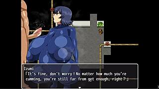 لعبة هينتاي سفينة فضاء غرقان الحلقة 16 امرأة حامل تعطي هاندجوب حار مع بكاكي فينيش