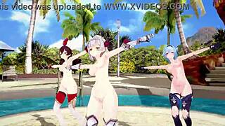 Genshin Impact Noelle Amber Eula tańczą dziko!