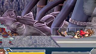 Ninja birkózó csoportbaszás az utcán