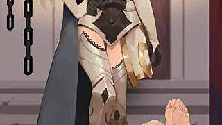 动漫画廊暗示捆绑地牢场景带微妙变态元素