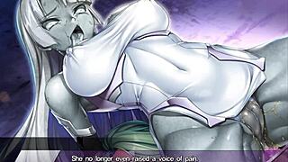 Wow, Taimanin Asagi Zero's Bad End 4! Tehotná sukuba dostáva divoký análny!