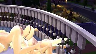 Naruto เฮ็นไต ตอน 73 Jiraiya เข้าร่วม Sakura Haruno และ Hinata Hyuga ในทริโอสอดก้น