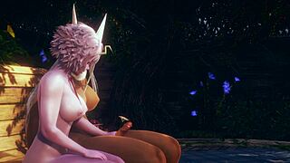 อยากดูมินะ อชิโด จับควยและโดนเย็ดด้วยครีมพายไหม?