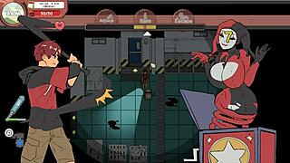 Femdom knulling på bakken med kurvig rødhåret og stor kuk i Spooky Milk Life taboo hentai-episode 11