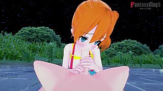 Мисти прави епичен минет в горещ ПОВ екшън